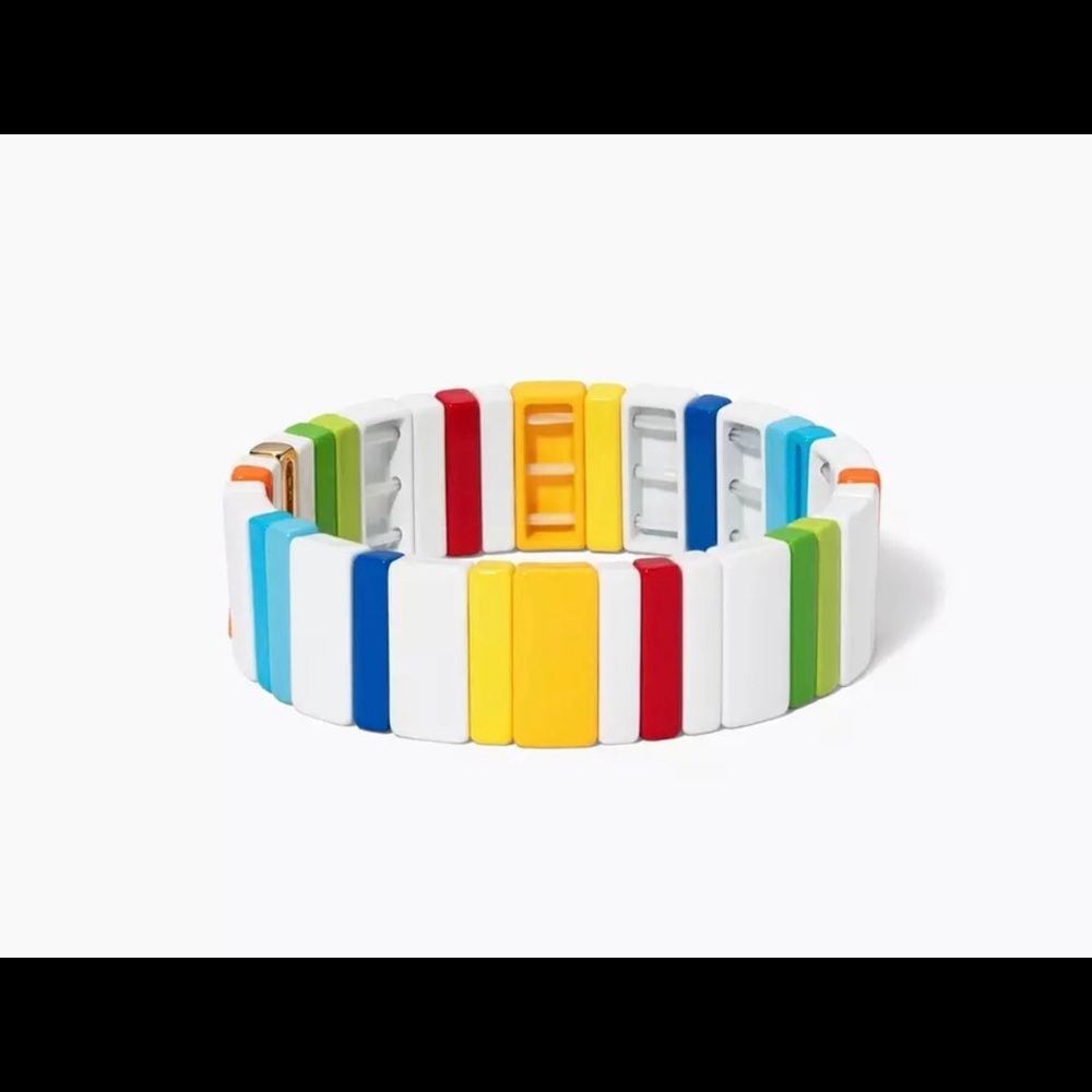 Enamel bead elastic popular bracelet